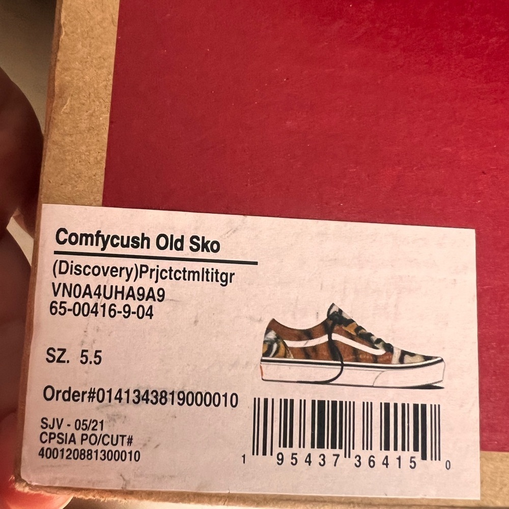 New in box retro old skool discovery channel comycush gym shoes 5.5 37 eur uk 5 - Picture 2 of 6